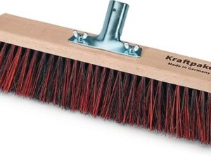 Besen Arenga/Elaston-Mix L.600mm Metallstielhalter Flachholz Stielhalter-D.28mm