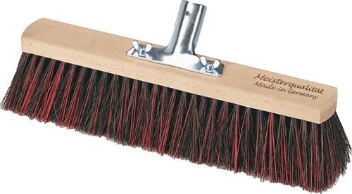 Besen Arenga/Elaston-Mix L.600mm Metallstielhalter Flachholz Stielhalter-D.28mm