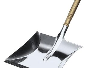 Kehrschaufel m.Holzgriff VA Bl.L220xB230mm