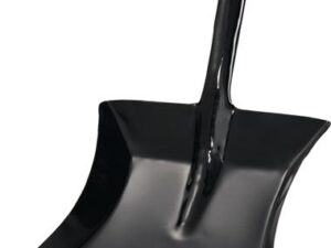 Kehrschaufel m.Düllgriff MET schwarz lack.Bl.L230xB260mm