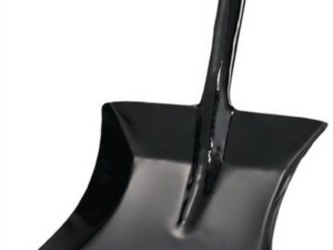 Kehrschaufel m.Düllgriff MET schwarz lack.Bl.L230xB260mm