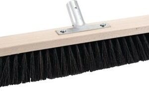 Saalbesen Rosshaar L.500mm m.Metallstielhalter Flachholz