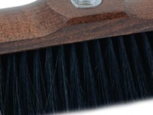 Haushaltsbesen Rosshaarmischung L.280mm braun lack.m.Gew.