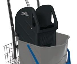 Reinigungswagen Eimer 1x27 l,Presse,Ablagekorb STA SPRINTUS