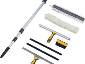 Fensterreinigungsset 8 tlg.B.350mm m.Alustiel Wischer Einwascher VERMOP