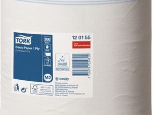 Handtuchrolle TORK Stand.Tü.,1-lag.,unperfor. weiß L300ca.mxB200ca.mm 6RL./VE - VPE: 6