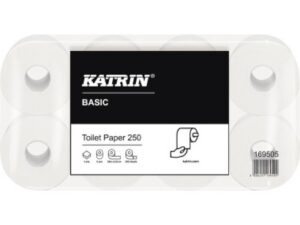 Katrin Toilettenpapier Basic 169505 250Blatt 2lagig weiß 8 Rl./Pack.