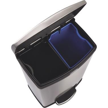 Rubbermaid Tretabfalleimer Slim Jim 1901985 Metall 30l