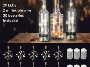 10x 20er LED-Flaschen-Lichterkette- VPE: 1