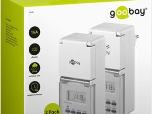 2er-Set, Digitale Zeitschaltuhr IP44- VPE: 1