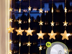 80er LED-Sternenvorhang- VPE: 1