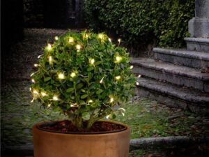 50er LED-Silberdraht-Cluster-Lichterkette- VPE: 1