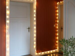 80er LED-Lichterkette Sterne- VPE: 1