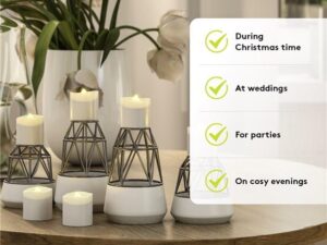 6er-Set LED-Teelichter- VPE: 1