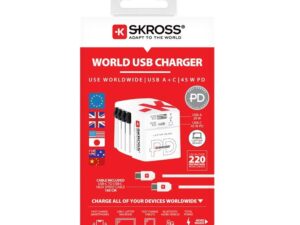 Reiseadapter World USB Charger AC45PD- VPE: 1