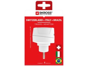 Reiseadapter Europe to Switzerland, Italy and Brazil- VPE: 1