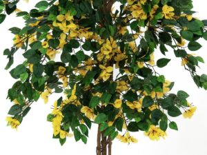 EUROPALMS Bougainvillea, Kunstpflanze, gelb, 150cm