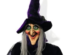 EUROPALMS Halloween Figur Hexe, animiert 175cm