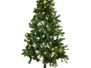 EUROPALMS Tannenbaum, beleuchtet, 180cm