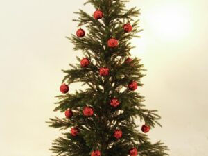 EUROPALMS Dekokugel 7cm, rot 6x