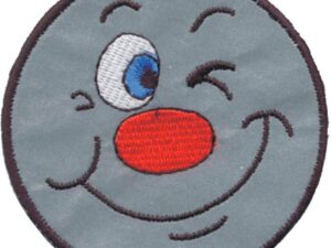 Reflexmotiv Gesicht zwinkernd