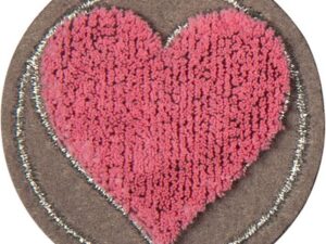 Herz flauschig SET