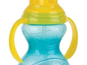 Nûby auslaufsichere Trinkhalmtasse, 240 ml, 2 Stück