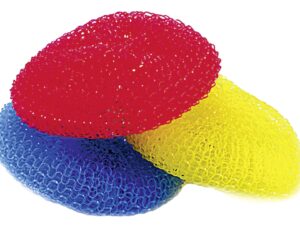 SOREX Kunststofftopfschwamm á 15g im Netz 3er