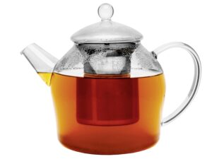 Bredemeijer Teekanne Minuet Santhee 1,2l Glas mit Edelstahlfilter
