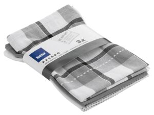 kela Geschirrtuch Pasado grau 65x45cm 3er Satz