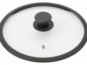 KARL KRÜGER Glasdeckel Saphir Silikon-Rand Ø16cm