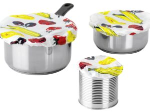 WESTMARK Topfschutzhaube Set mit 5 Stück in verschiedenen Größen: ø 9, 14, 17, 19 und 25 cm