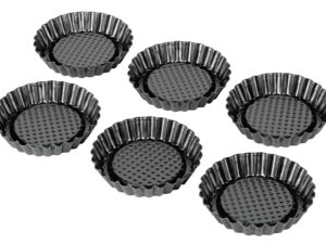 KAISER Tortelett Patisserie Ø10cm schwarz Set 6teilig