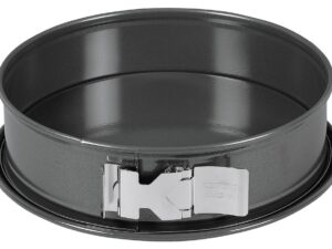KAISER Springform Inspiration mit Rohrboden 8cm Ø28cm schwarz 2teilig mit Rezeptheft