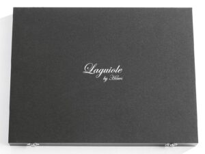 HAWS Tranchier Messer-Set 'Laguiole' 3-teilig, Inhalt: 1 Tranchierbesteck 2-teilig, 1 Schneidebrett mit Saftrille