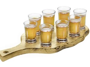 KESPER Schnapsglasträger mit 8 Gläsern