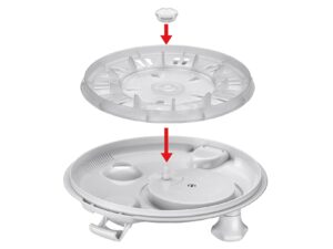 KÜCHENPROFI Salatschleuder 'Grande' Schüssel /  Korb /  Deckel