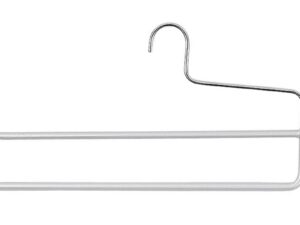 MAWA Steg-Hosenbügel KH 2 mit 2 Stegen Metall 35cm silber