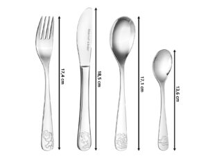 RITZENHOFF & BREKER Kinderbesteck 'Happy Zoo' 4 Teile