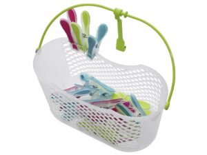 BÜRSTENMANN Wäscheklammerkorb 21-teilig 50 Stück