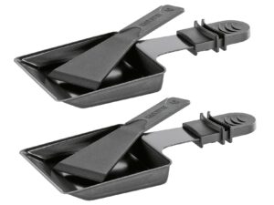 KÜCHENPROFI Raclettepfännchen mit Schaber 2 Pfännchen, 2 Schaber