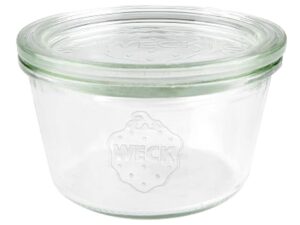 WECK Sturzglas 6er Karton 6 Stück, inkl. Glasdeckel