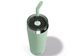 SIGG Thermobecher 'Helia' mit Trinkhalm und Reinigungsbürste