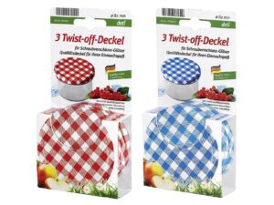deti Twist-off-Deckel 3er Set 3 Twist-off-Deckel