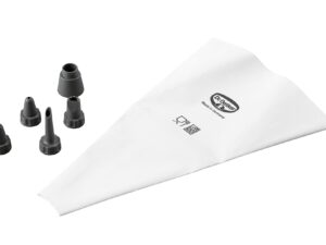 Dr. Oetker Spritzbeutel-Set 'Classic' 5-teilig 1 Spritzbeutel, 4 Tüllen und Adapter