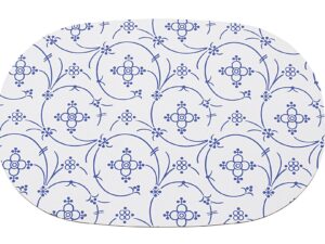 RICOLOR Brettchen Indisch blau 24x17cm