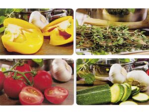 RICOLOR Brettchen Mediteran 23,5x14,5cm