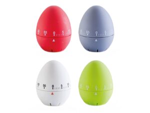 ZELLER PRESENT Kurzzeitmesser Ei 7,5cm Ø6cm rot/blau/weiß/grün