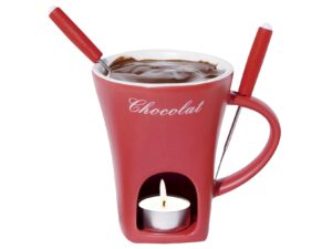 NOUVEL Schokoladenfondue Set 'Chocolat' 3tlg.
