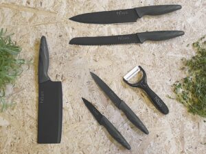 HAWS Messer-Set 6-teilig 6-teilig: 5 Messer und 1 Schäler